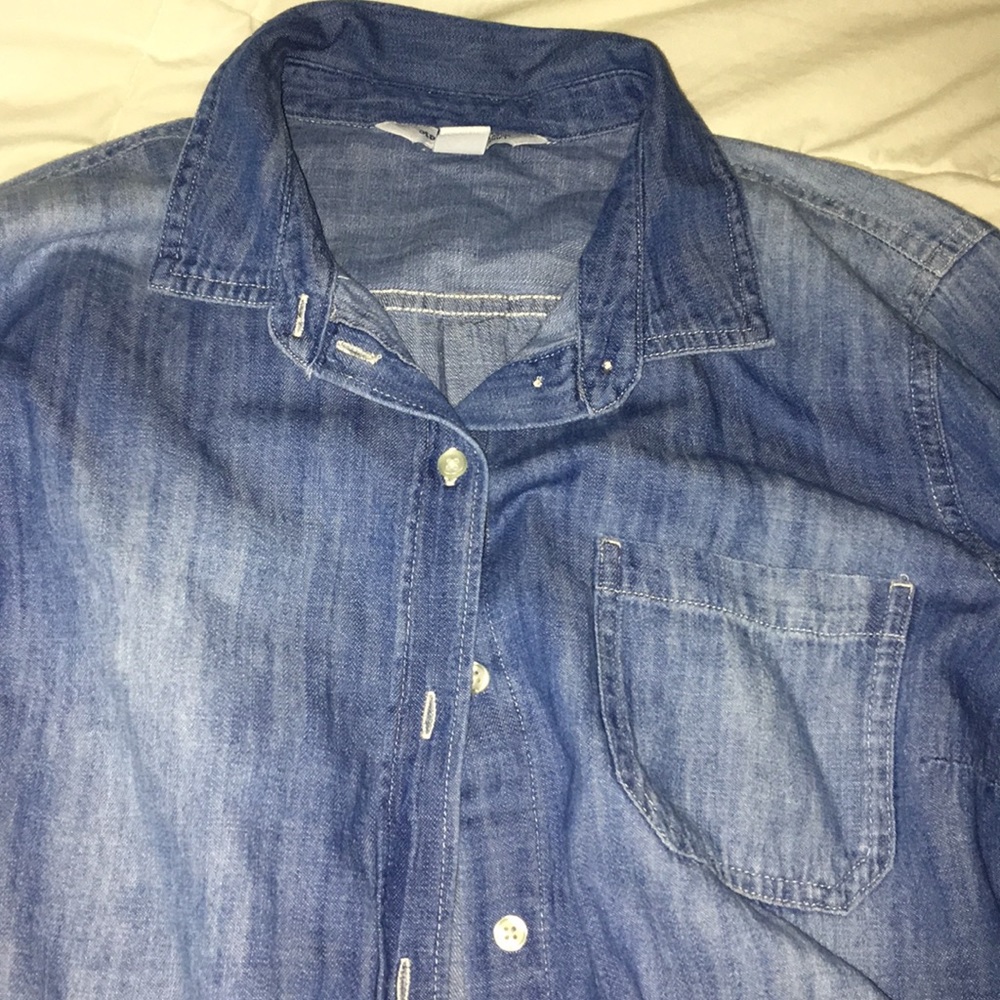 Denim Button Up Shirt 👕